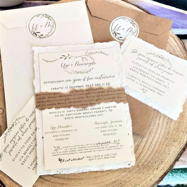 Carta piantabile: per partecipazioni di nozze e segnaposto viventi!