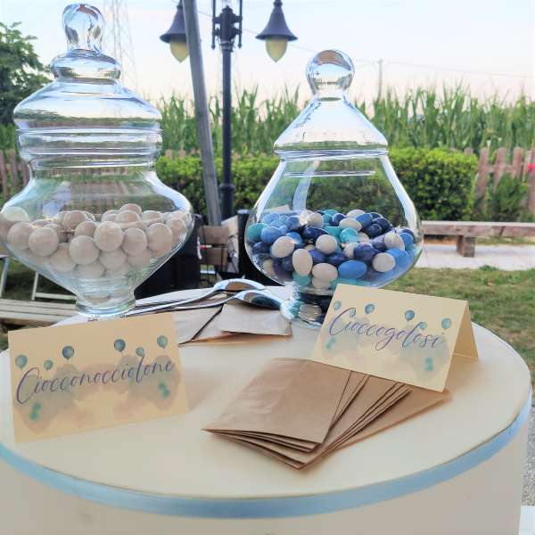 Set per confettata prima comunione - sweet table fai da te